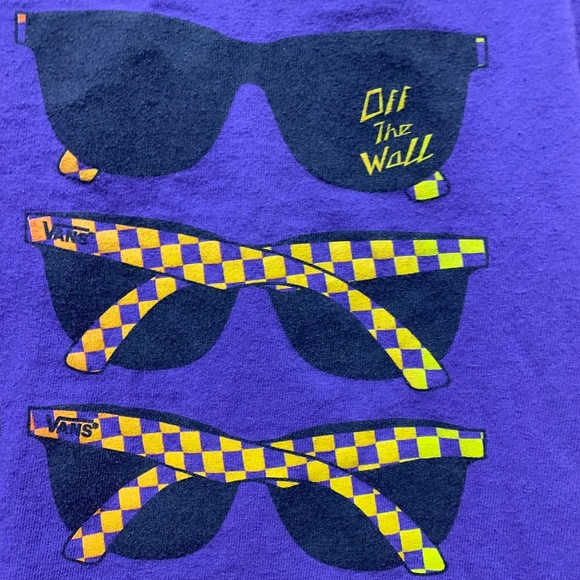 Vans | XS Unisex Purple Graphic Tee - Picture 2 of 5